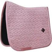 Kentucky Horsewear Horsewear - Velvet Zadeldoek - Zadeldekje - oud roze - Cob