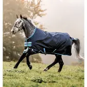 Horseware Bravo 12 Turnout 50gr-165-221-Navy-turquoise