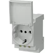 Siemens Stopcontact 1f gr mt horizontaal scharnierend IP20 ZP 5TE6802
