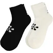 Bullpadel Bp-pmr 2601 Short Socks 2 Pairs Wit,Zwart EU 42-44