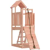 vidaXL Speelhuis met klimwand massief douglashout