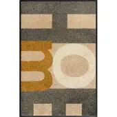 Kleen-Tex Wash+Dry Wasbare Deurmat - Home Letters - 50x75cm