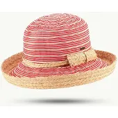 Scippis Lucinda dameshoed – Elegante zomerhoed met streep