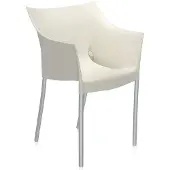 Kartell Dr. No Fauteuil - Set van 2 Wax White