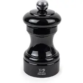 Peugeot Bistro zoutmolen - 10 cm, zwart geschilderd hout