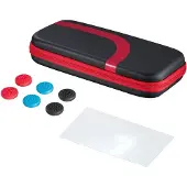 Ginza.se Set (tas, beschermglas, bedieningshulpstukken) (Switch), Andere spelaccessoires, Zwart