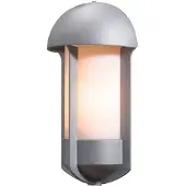 Konstsmide Design wand buitenlamp Tyr mat zilver