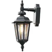 Konstsmide Pallas Down 519-750 Buitenlamp (wand) Spaarlamp, LED E27 60 W Zwart