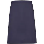 Premier Unisex Volwassenencollectie Halflang Taille Schort (Marineblauw)