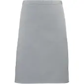 Premier Unisex Volwassenencollectie Halflang Taille Schort (Zilver)