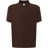 JHK Heren Pique Regular Poloshirt (Chocolade)