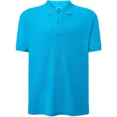 JHK Heren Pique Regular Poloshirt (Turquoise)