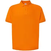 JHK Heren Pique Regular Poloshirt (Oranje)