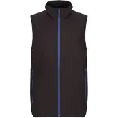 Regatta Heren Navigate Fleece Gilet (Zwart/Nieuw Royal)