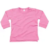 Babybugz Effen babytrui (Bubblegum Roze)