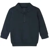 Babybugz Sweatshirt met kwart rits voor baby's (Marine)