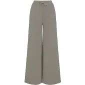 SF Women Dames/Dames Mode Duurzame Joggingbroek Met Wijde Pijpen (Khaki)