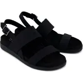 Toms Marin Slingback Canvas Dames Zwarte Sandalen