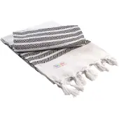 Artg Hamamzz Dalaman Handdoek (Wit/zwart)
