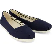 Toms Alpargata Ballet Canvas Dames Marineblauwe Espadrilles