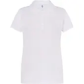 JHK Dames/Dames Effen Plus Poloshirt (Wit)