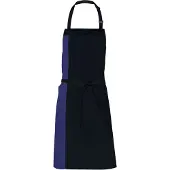 Link Kitchen Wear Unisex Duo Schort voor volwassenen (Zwart/Navy)