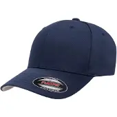 Flexfit Wooly Combed Verstelbare Baseballpet (Marine)