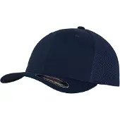 Flexfit Tactel Mesh Baseball Cap (Marine)