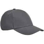 Beechfield EarthAware Klassieke Organic Cotton 5 Panel Baseball Cap (Grafietgrijs)