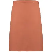 Premier Unisex Volwassenencollectie Halflang Taille Schort (Kastanje)