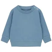Larkwood Effen Duurzaam Sweatshirt Kinderen/Kinderen (Steen Blauw)