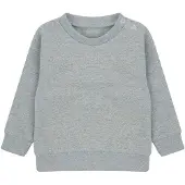 Larkwood Effen Duurzaam Sweatshirt Kinderen/Kinderen (Heide Grijs)