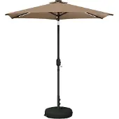 vidaXL Tuinhaard met LED-verlichting en basis 230 x 230 cm Polyester