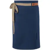 Karlowsky Green-Generation Lederen taille schort (Staalblauw)