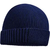 Beechfield Organic Cotton Engineered Patch muts (Marine Oxford)