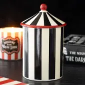 Something Different - Black Striped Circus Tent Voorraadpot - Zwart/Wit