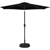 vidaXL Tuinhaard met LED-verlichting en basis 270 x 270 cm Polyester