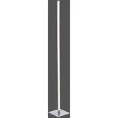 Leuchtendirekt LED-vloerlamp Bella, dimbaar, alu / grijs / zink, Woon-/ Eetkamer, Aluminium, Modern, LED vloerlamp