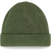 Beechfield Biologische Katoenen Beanie (Olijfgroen)