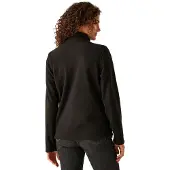 Regatta Dames/Dames Micro Full Zip Fleecejack (Zwart)