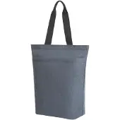 Halfar Effen cirkel boodschappentas (Blauw/Grijs)