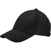 Beechfield EarthAware Organic Cotton Canvas 6 Paneel Cap (Zwart)