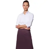 Karlowsky Basic Bistro Contrast Schort (Aubergine)