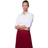 Karlowsky Basic Bistro Contrast Schort (Bordeaux)