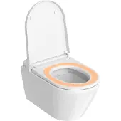 Duravit SensoWash D-Neo douchewc compact rimless diepspoel 37.8x57.7cm met closetzitting wit 654000012004300
