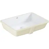 GROHE Cube keramiek onderbouwwastafel 49x37cm Met overloop Pureguard wit