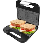 Cecotec 02953 sandwich maker Zwart, Roestvrijstaal