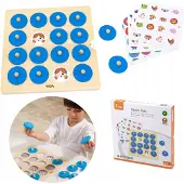 Viga Memory Raad de afbeeldingen Geheugenspel 10 Montessorikaarten - UNI