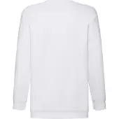 Fruit Of The Loom Klassiek Effen Sweatshirt voor Kinderen/Kinderen (Wit)
