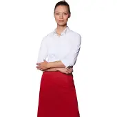 Karlowsky Basic Bistro Contrast Schort (Rood)